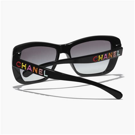 Sunglasses: Butterfly Sunglasses, acetate Black.